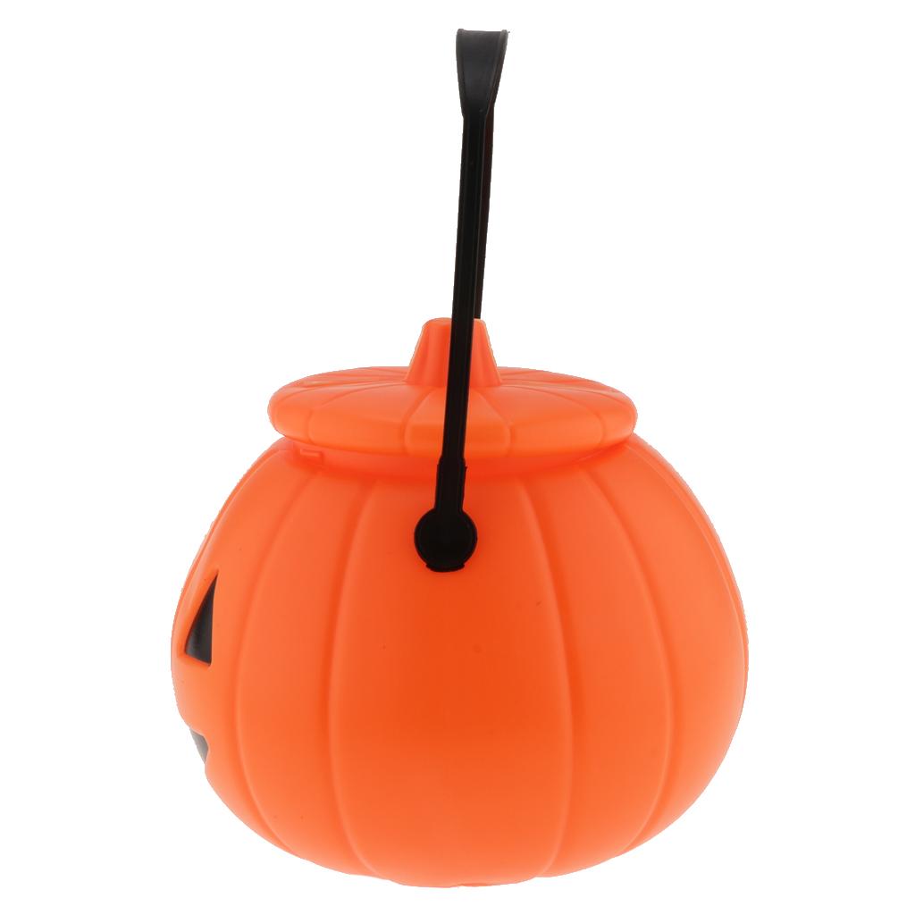 Pumpkin Lantern Halloween - Plastikowy pojemnik na cukierki w kształcie