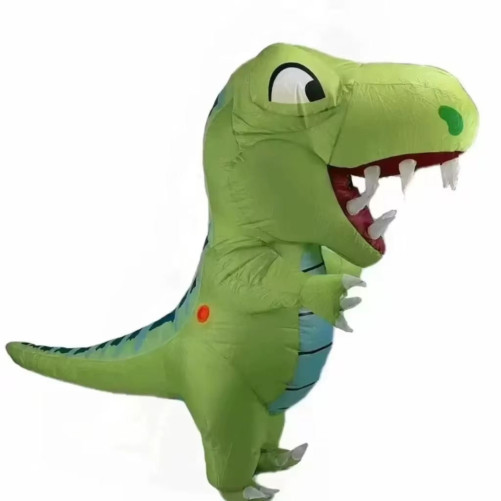 Halloween Costume Adult - Kostium dmuchany dinozaura z grubą głową
