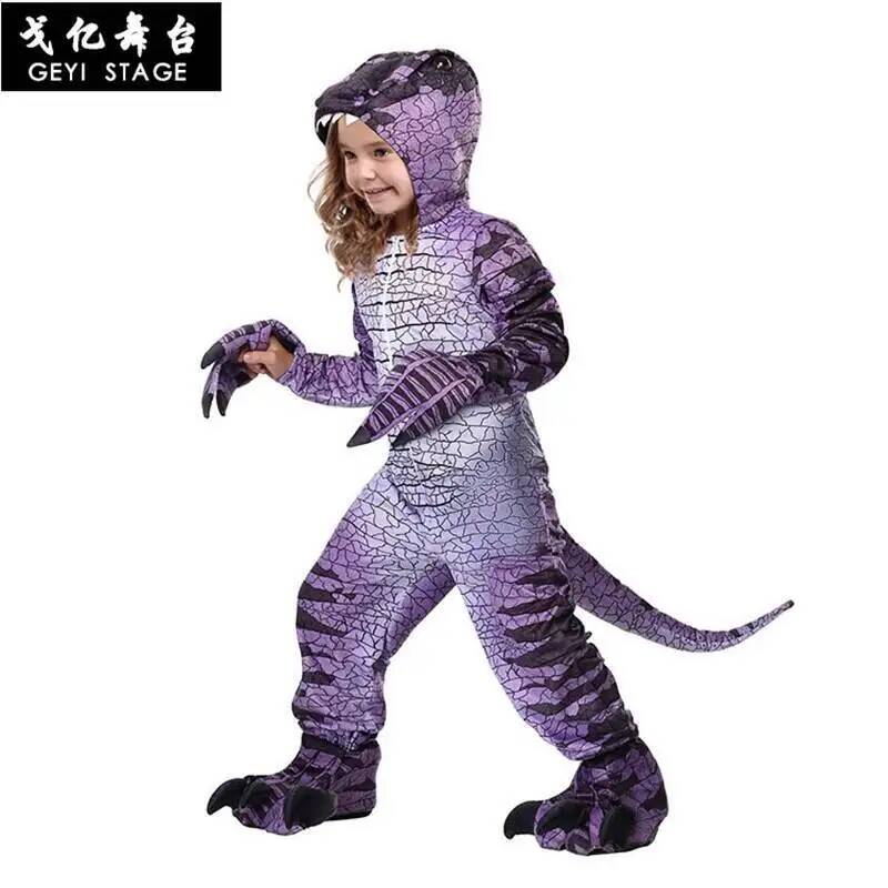 Halloween Costume Kids - Kostium Raptor na Halloween, nowy fioletowy