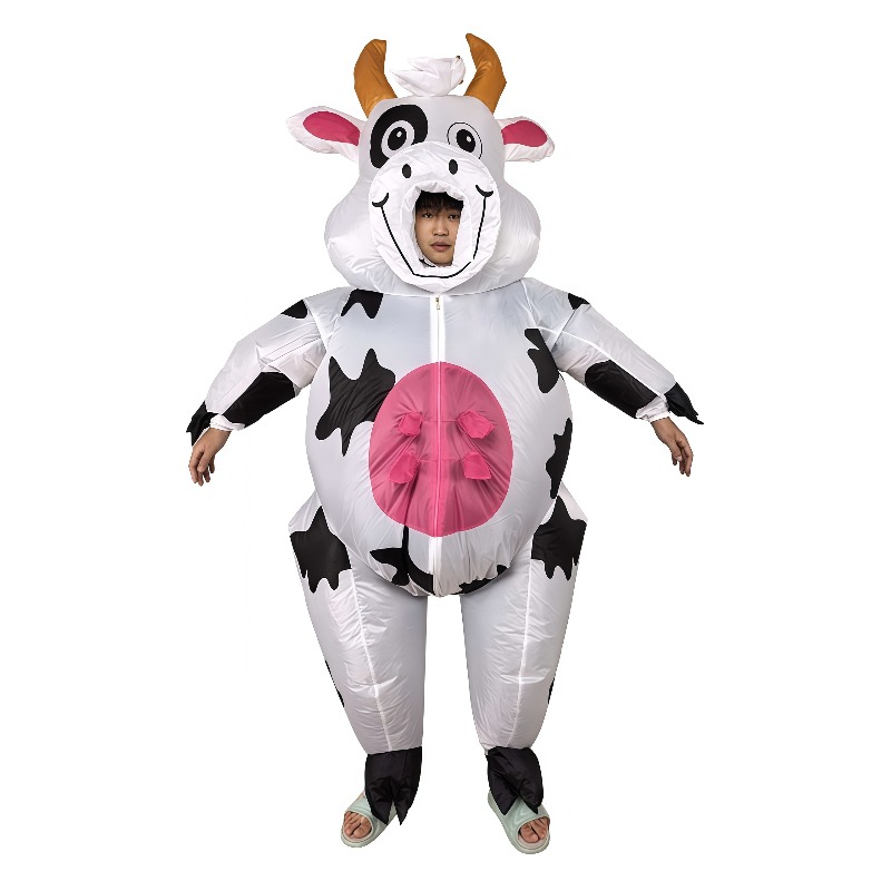 Nadmuchiwany kostium krowy dla – Halloween Costume Adult recenzja i cena