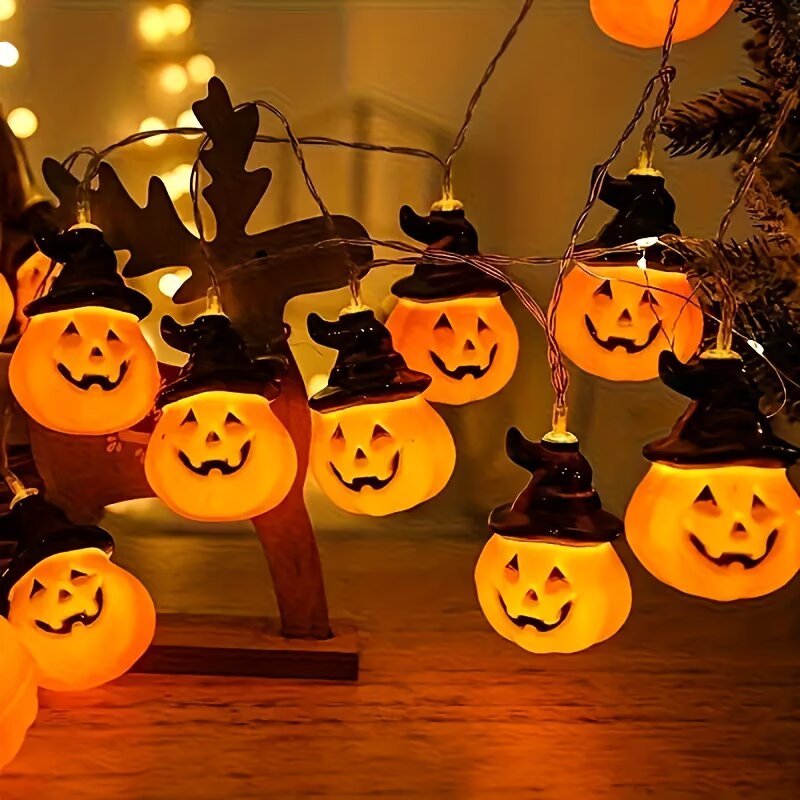 1.5M/59.06in Halloweenowe Lamp – Halloween Led String Lights Orange recenzja i cena