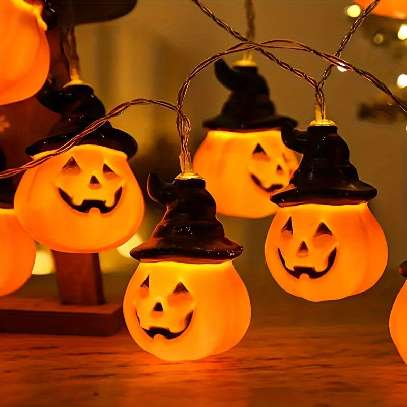 1.5M/59.06in Halloweenowe Lamp – Halloween Led String Lights Orange recenzja i cena