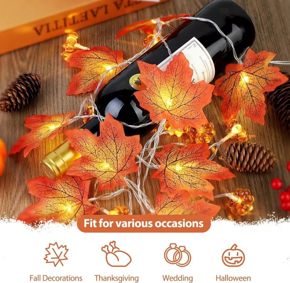 Lampki sznurkowe na Halloween  – Halloween Led String Lights Orange recenzja i cena