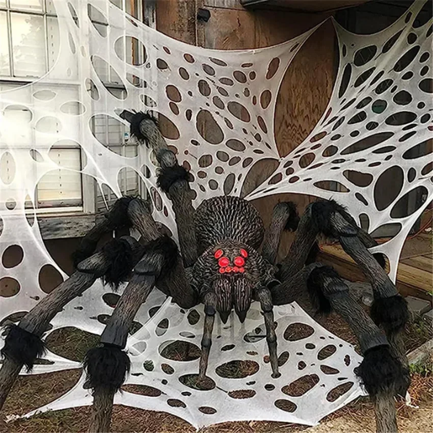 1x2m 1x4m 2x4m Sztuczna pajęcz – Spider Web Halloween Decoration recenzja i cena