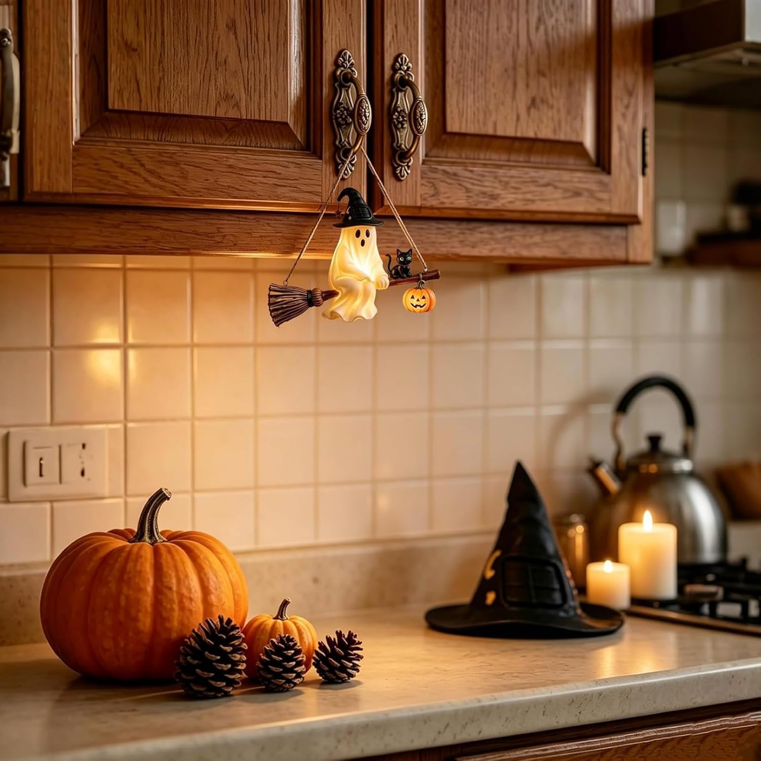 Lampa solarna w kształcie duch – Pumpkin Lantern Halloween recenzja i cena