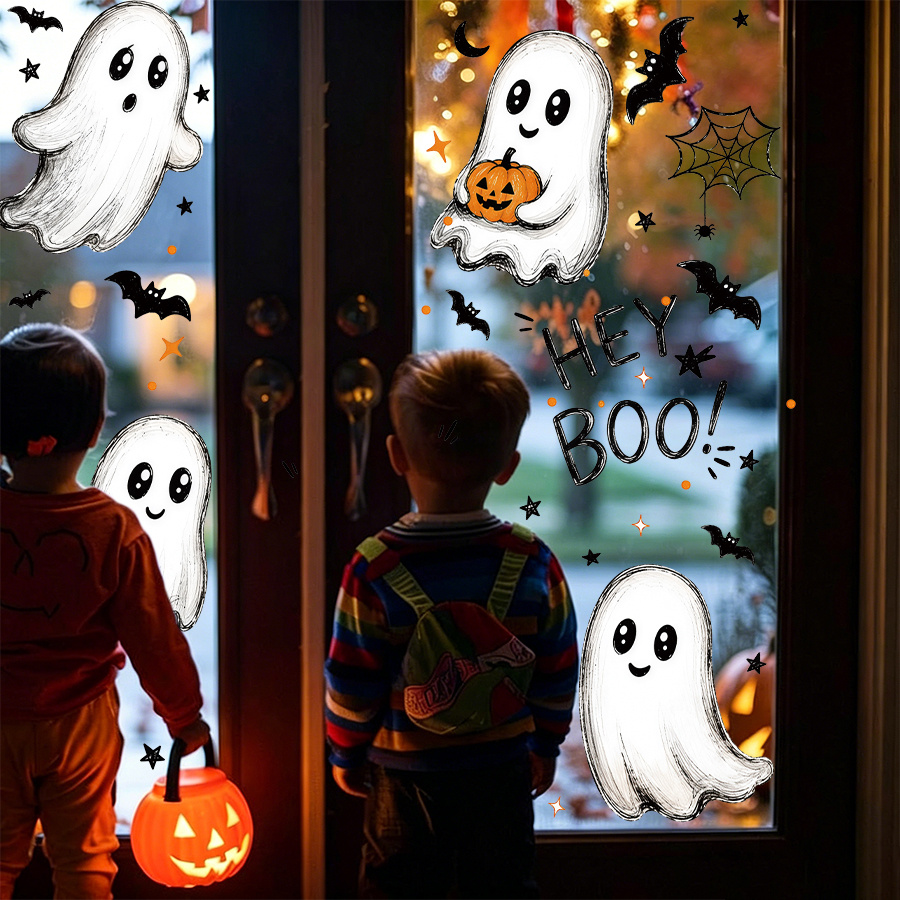 3 sztuki naklejek na okno na H – Spider Web Halloween Decoration recenzja i cena