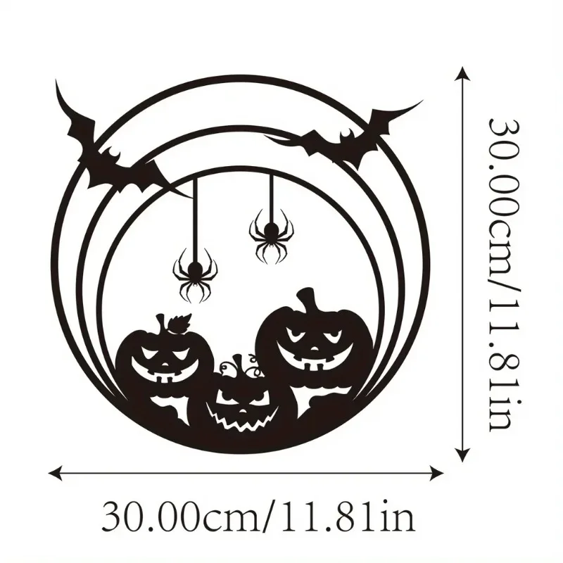 Metalowa dekoracja ścienna na  – Spider Web Halloween Decoration recenzja i cena