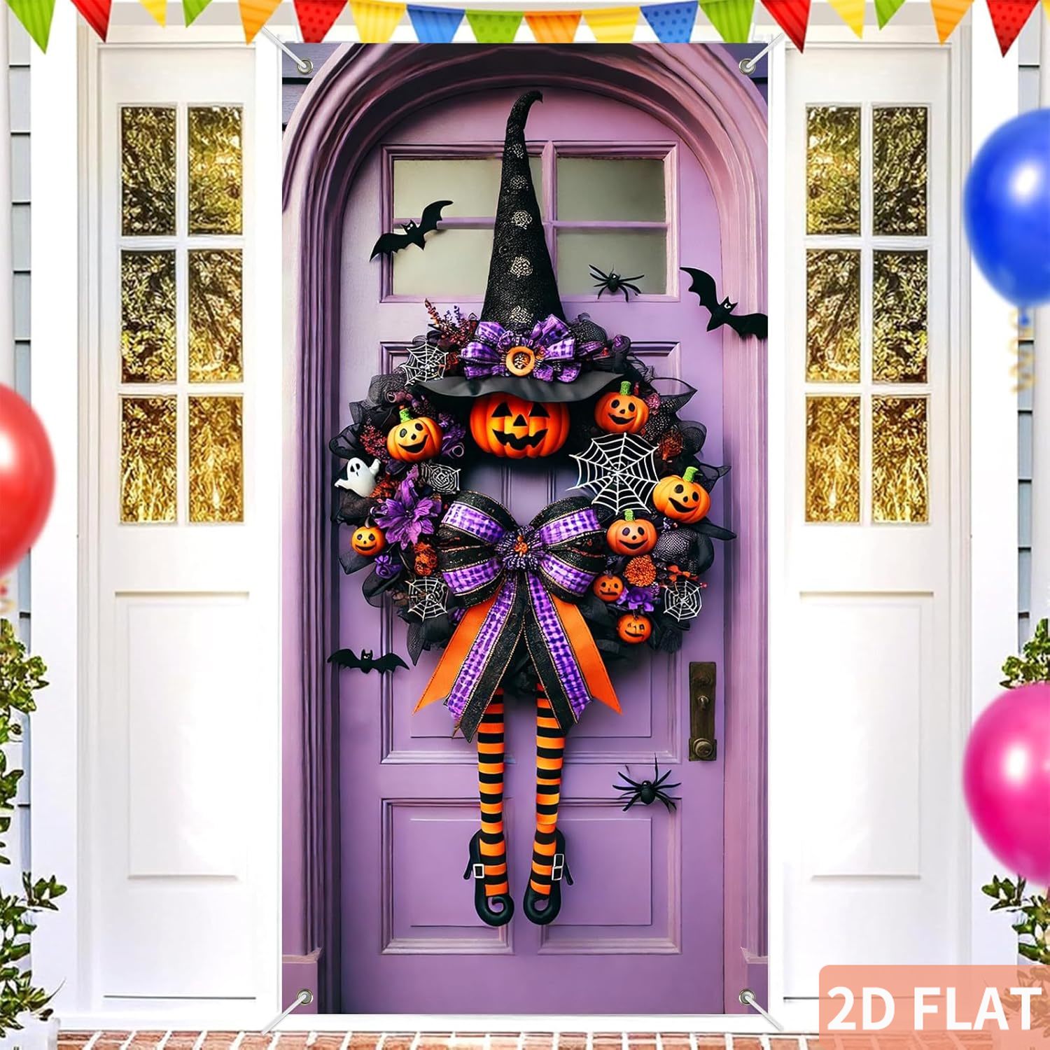 Halloweenowy wieniec w kształc – Spider Web Halloween Decoration recenzja i cena