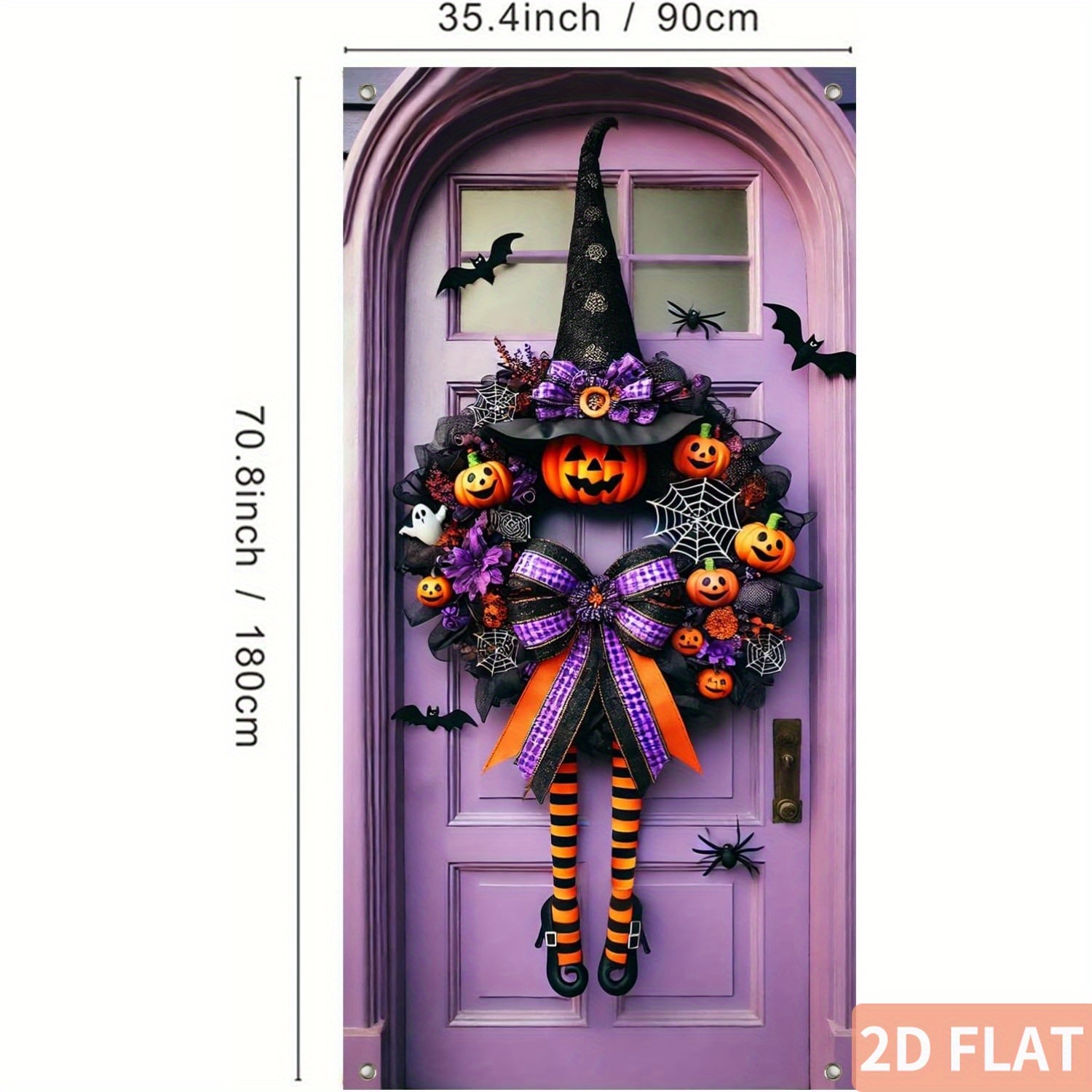 Halloweenowy wieniec w kształc – Spider Web Halloween Decoration recenzja i cena