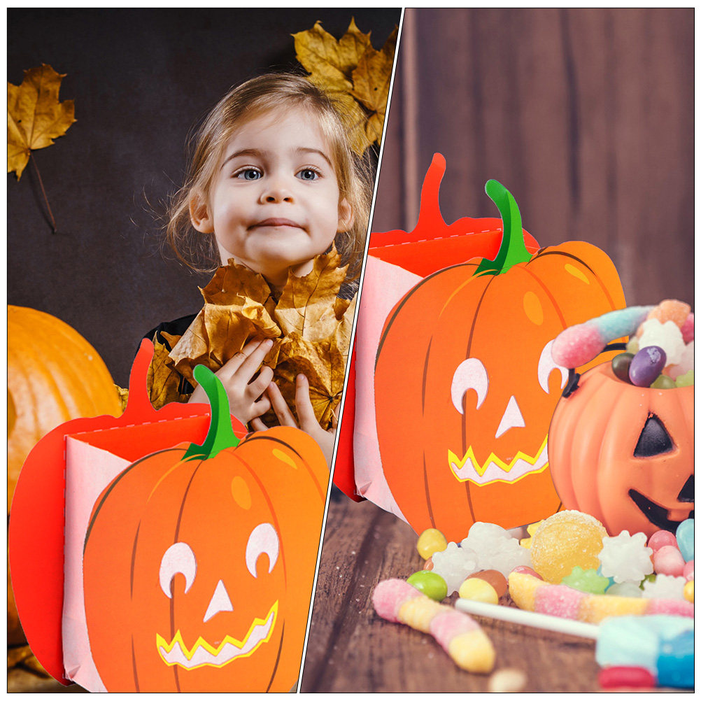 12 szt. dekoracyjnych torebek  – Halloween Pumpkin Decor Led recenzja i cena