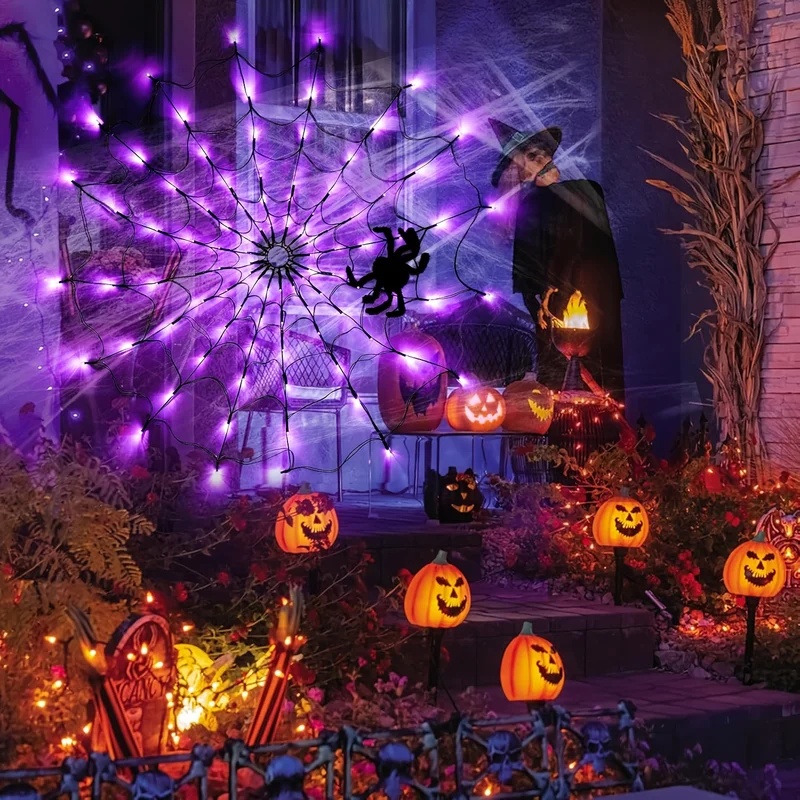 Świąteczne lampki LED w kształ – Halloween Led String Lights Orange recenzja i cena