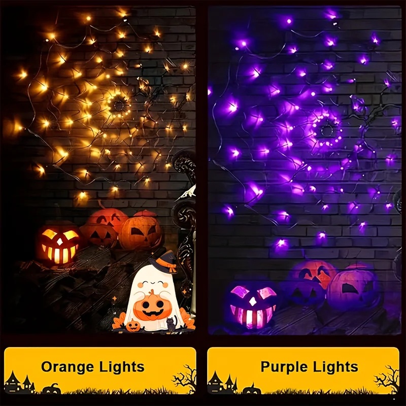 Świąteczne lampki LED w kształ – Halloween Led String Lights Orange recenzja i cena