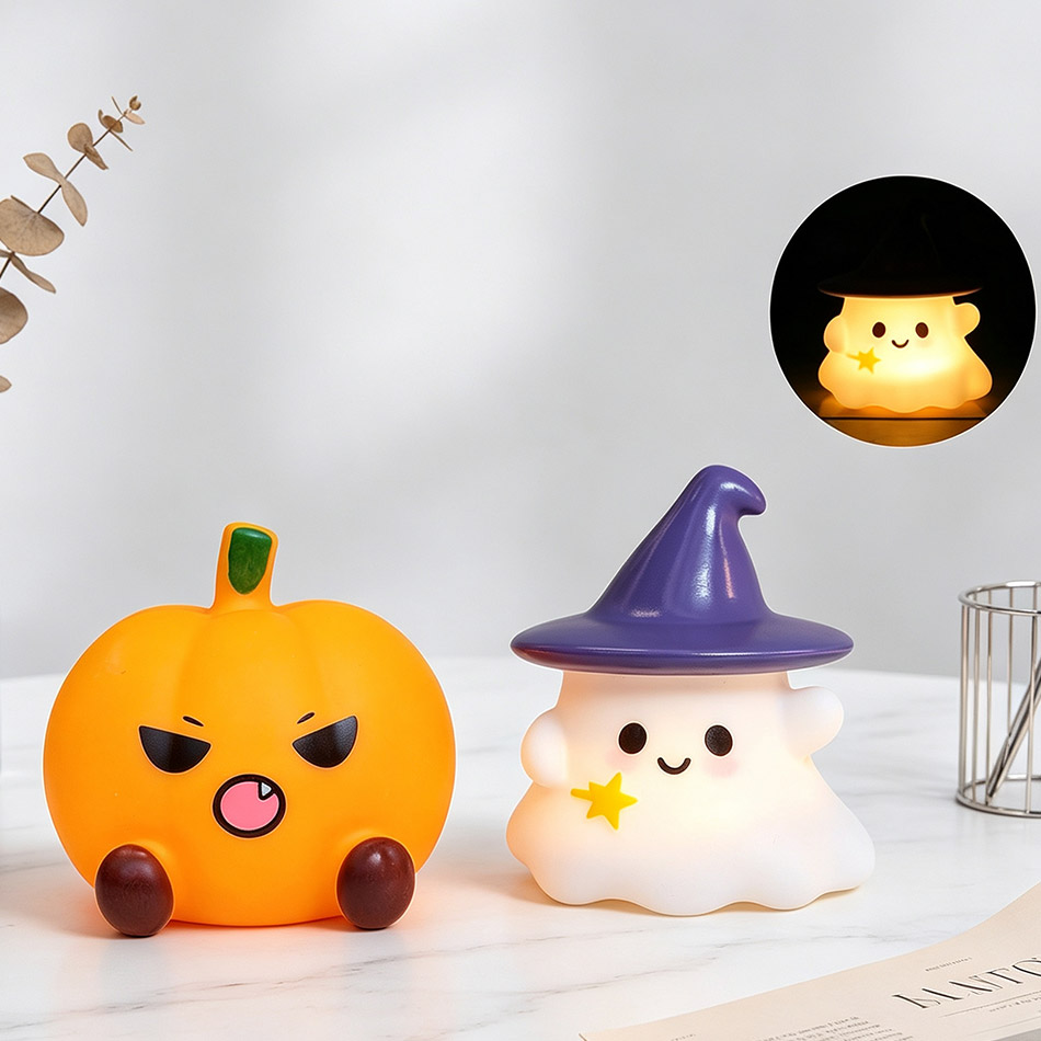 Urocza silikonowa lampka nocna – Halloween Pumpkin Decor Led recenzja i cena