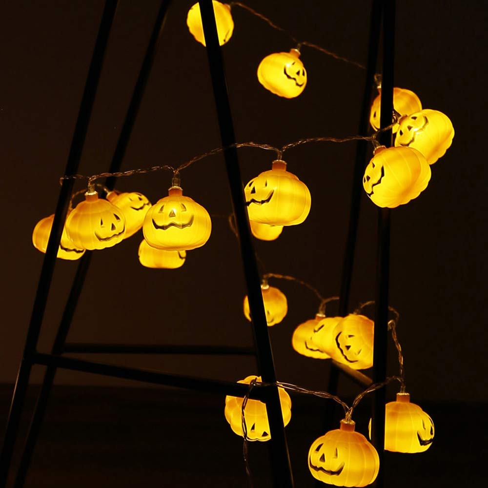 Halloween 3D dynia łańcuchy św – Halloween Led String Lights Orange recenzja i cena