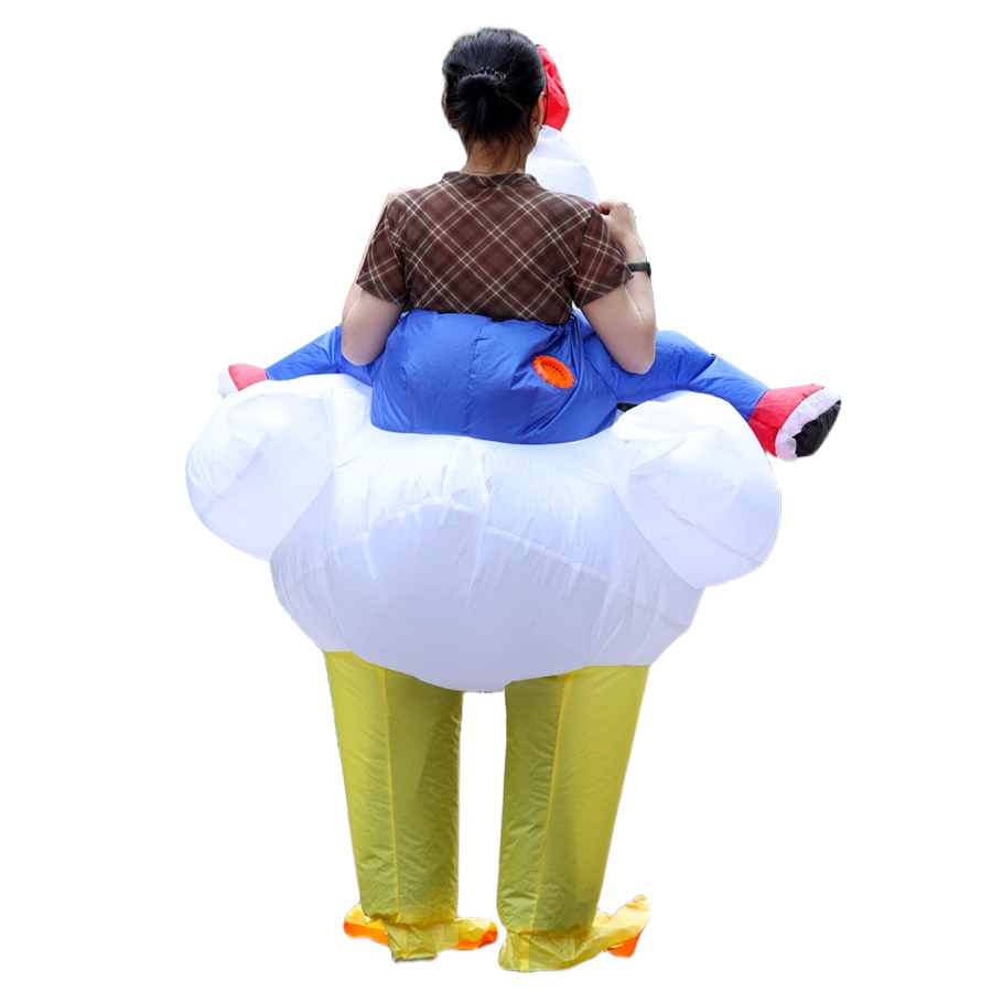 Nadmuchiwany kostium kurczaka, – Halloween Costume Adult recenzja i cena