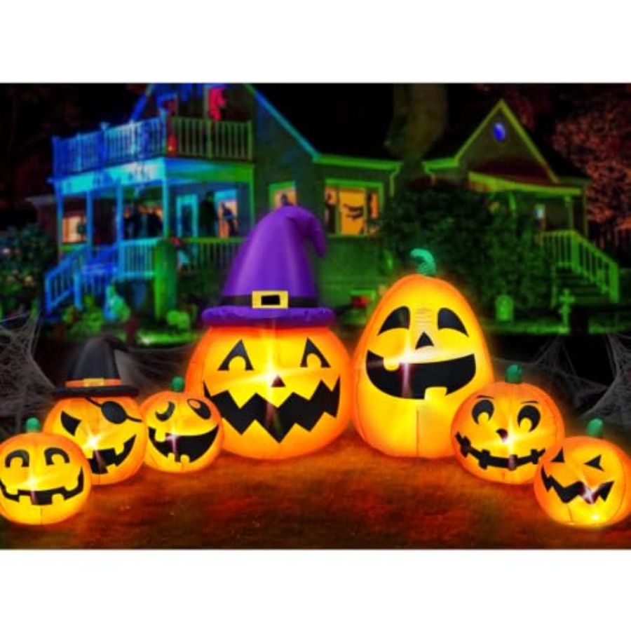 Zewnętrzna, dmuchana dekoracja – Halloween Pumpkin Decor Led recenzja i cena