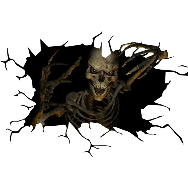 Naklejki samochodowe z motywem – Halloween Skeleton Decoration recenzja i cena
