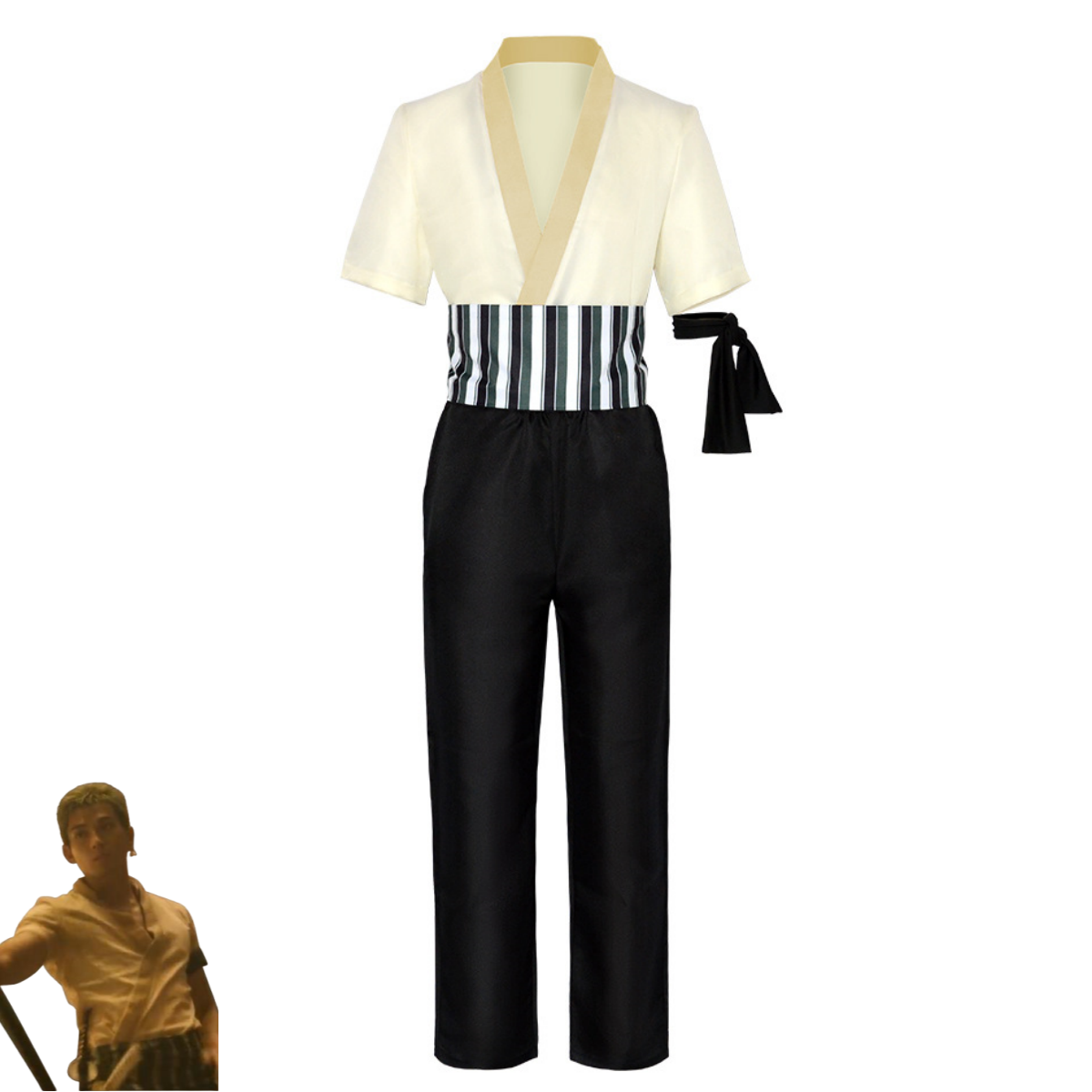 XqNew Anime Film Roronoa Zoro  – Halloween Costume Kids recenzja i cena