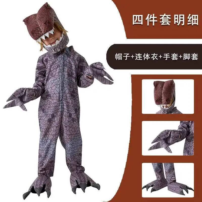 Kostium Raptor na Halloween, n – Halloween Costume Kids recenzja i cena