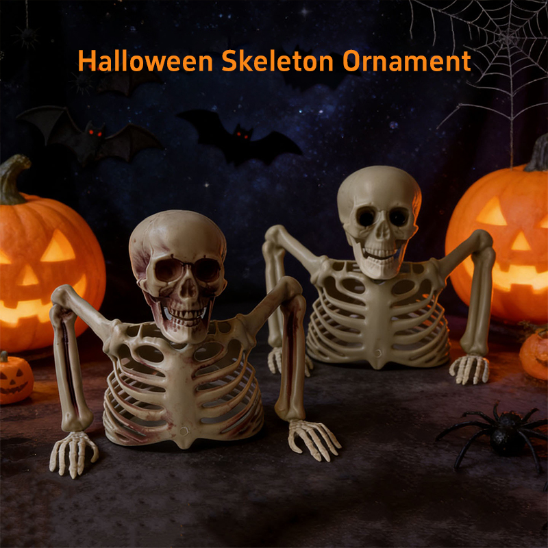 Ozdoba w kształcie czaszki z p – Halloween Skeleton Decoration recenzja i cena