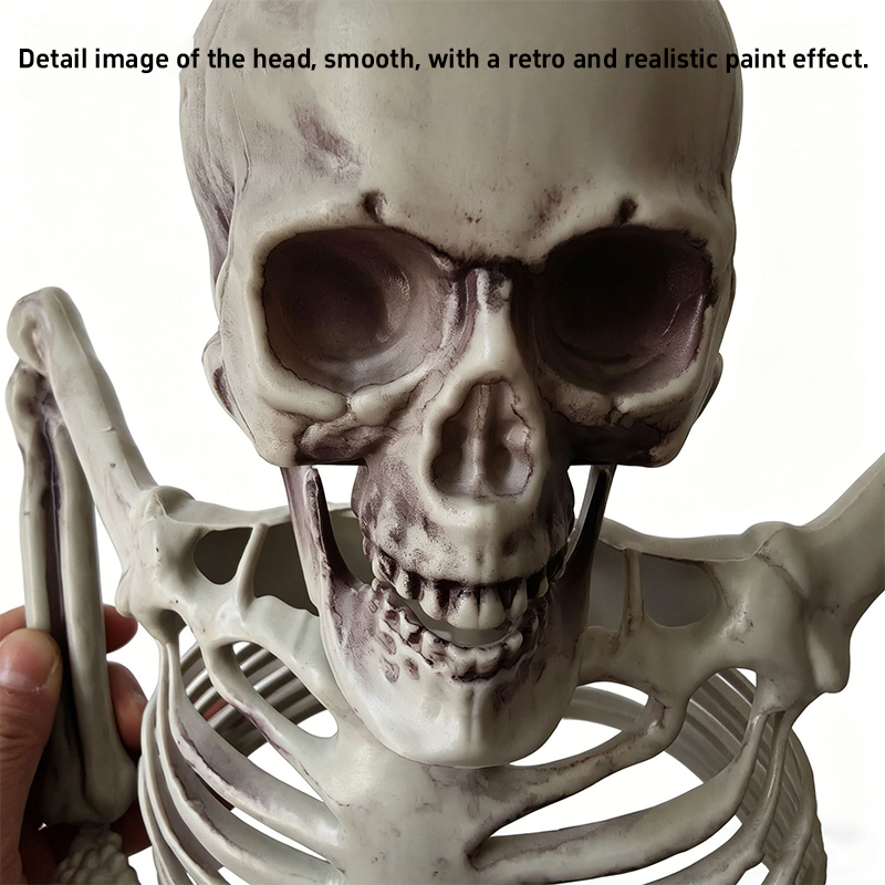 Ozdoba w kształcie czaszki z p – Halloween Skeleton Decoration recenzja i cena