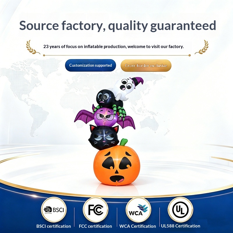 18-metrowe dmuchane dekoracje  – Halloween Pumpkin Decor Led recenzja i cena