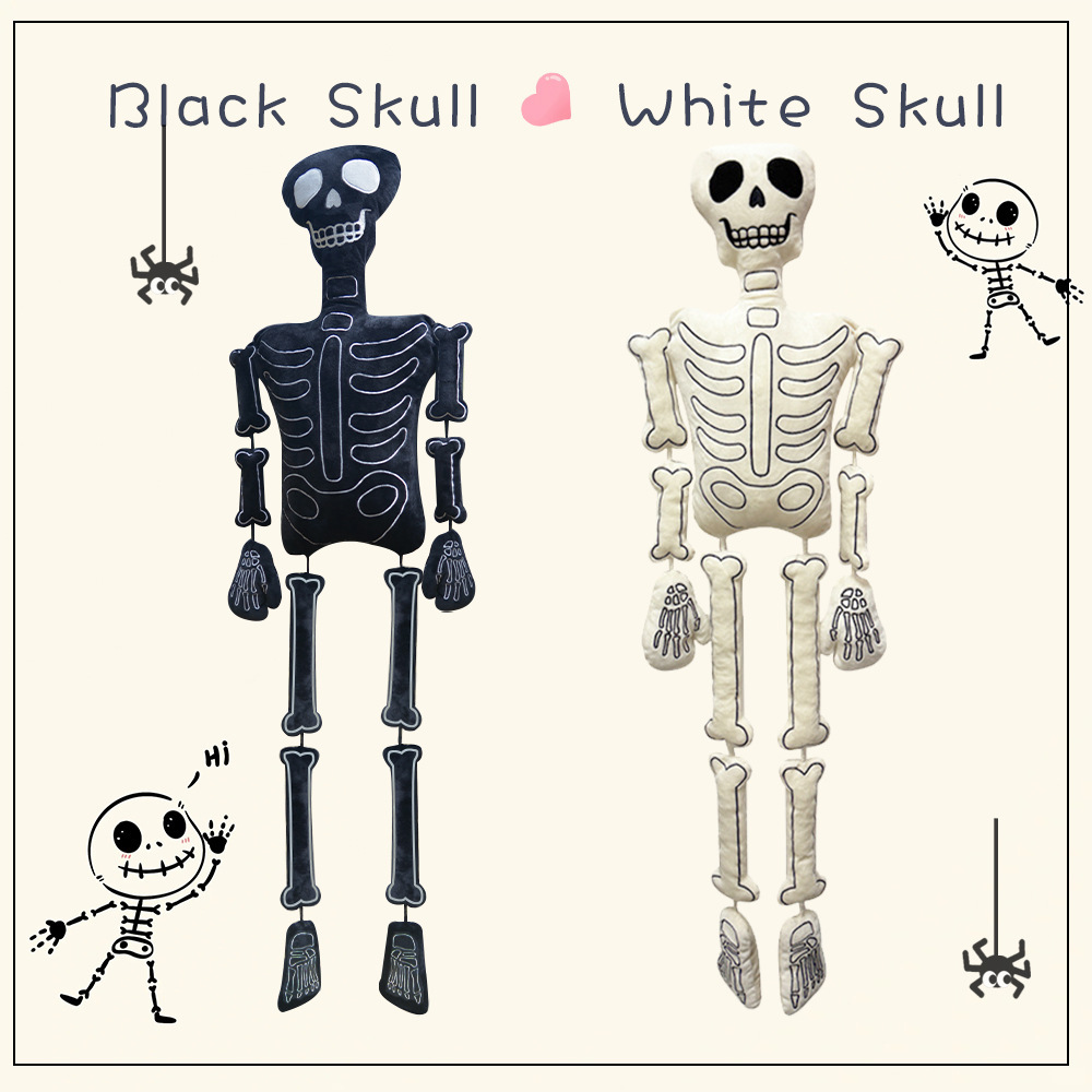 Pluszowa lalka szkielet na Hal – Halloween Skeleton Decoration recenzja i cena