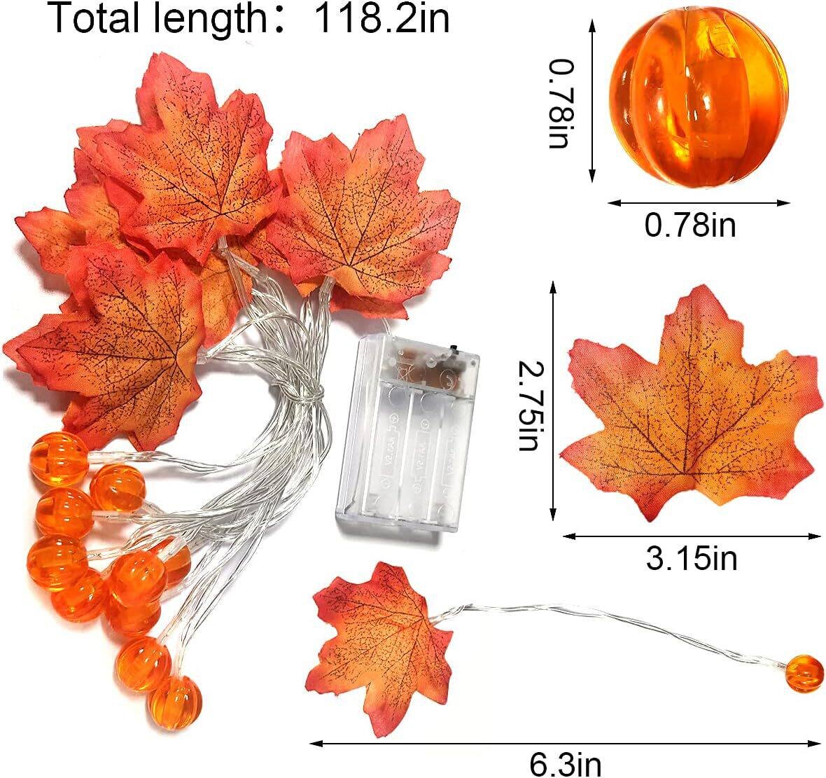 Lampki sznurkowe na baterie z  – Halloween Led String Lights Orange recenzja i cena