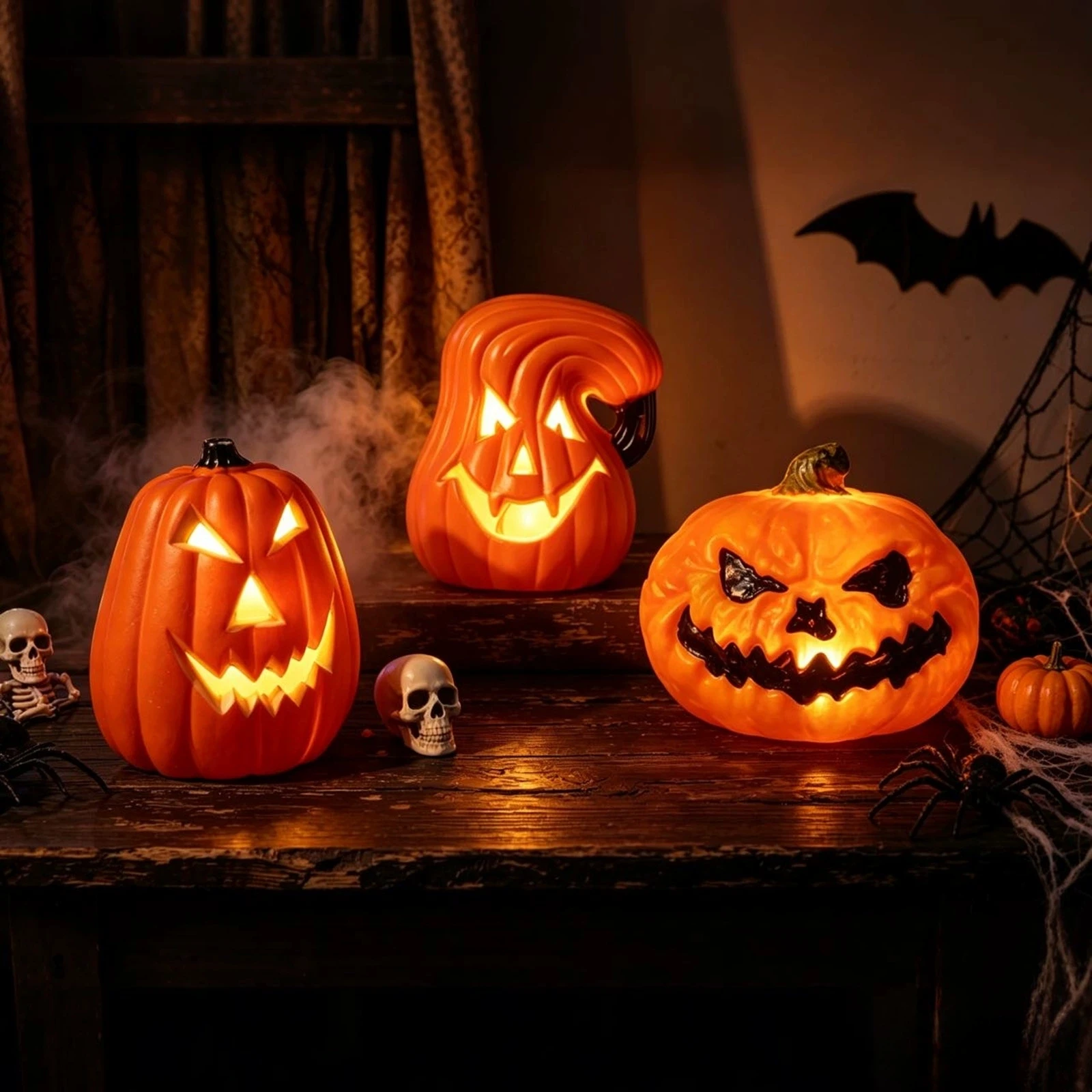 Trójwarstwowa świecąca dynia L – Halloween Pumpkin Decor Led recenzja i cena